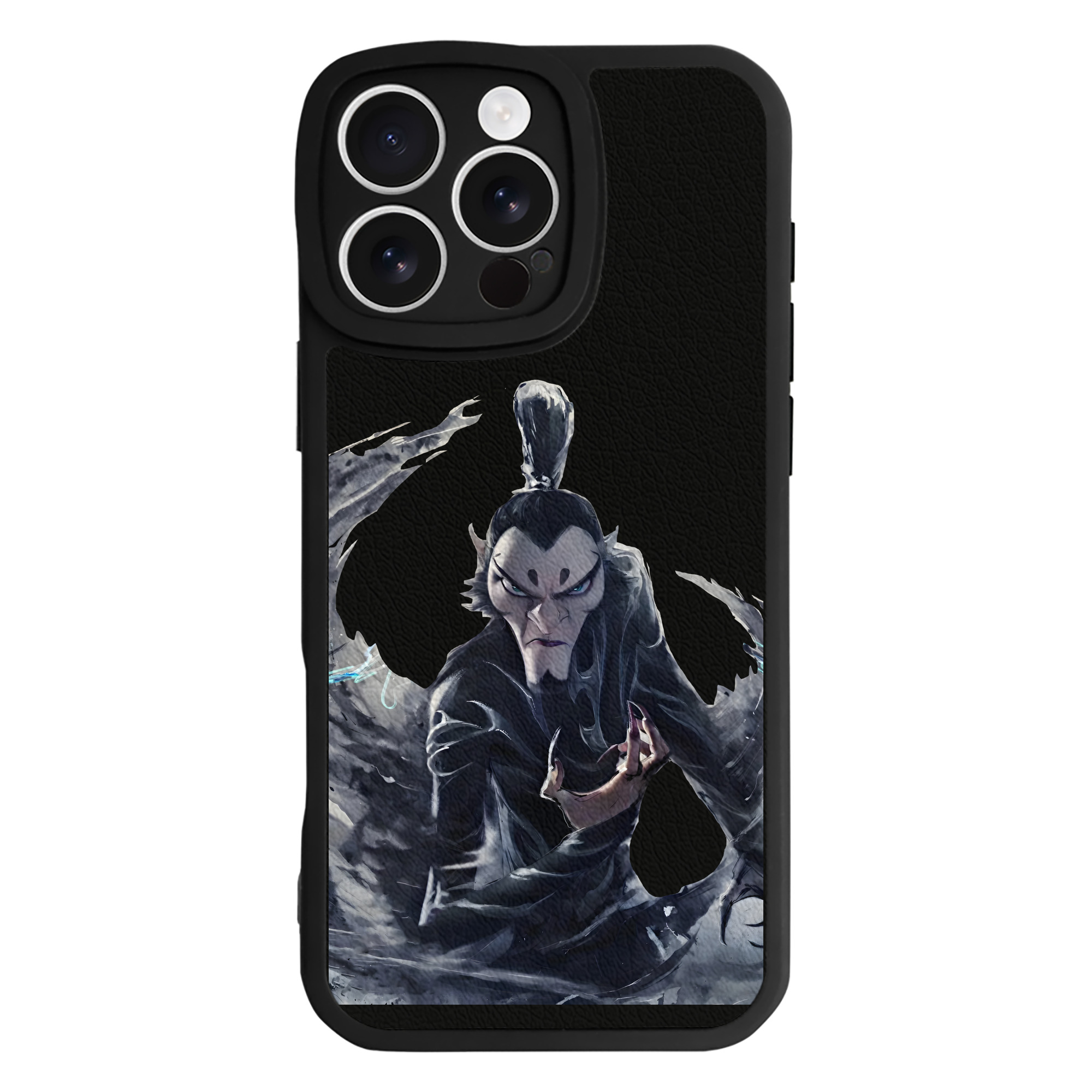 （画像用） Ne Zha 2 ナタ 魔童の大暴れ 【iPhone 16シリーズ対応】シリコンスマホケース（レザー調） 材質：シリコン